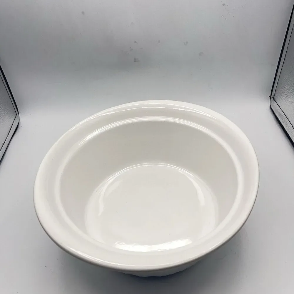 Corning Ware French White 2 Qt -1.9 L Round Casserole Baking Dish NO LID